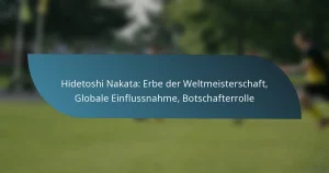 Hidetoshi Nakata: Erbe der Weltmeisterschaft, Globale Einflussnahme, Botschafterrolle